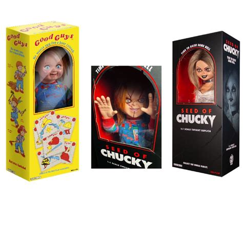 chucky doll in a box|More.